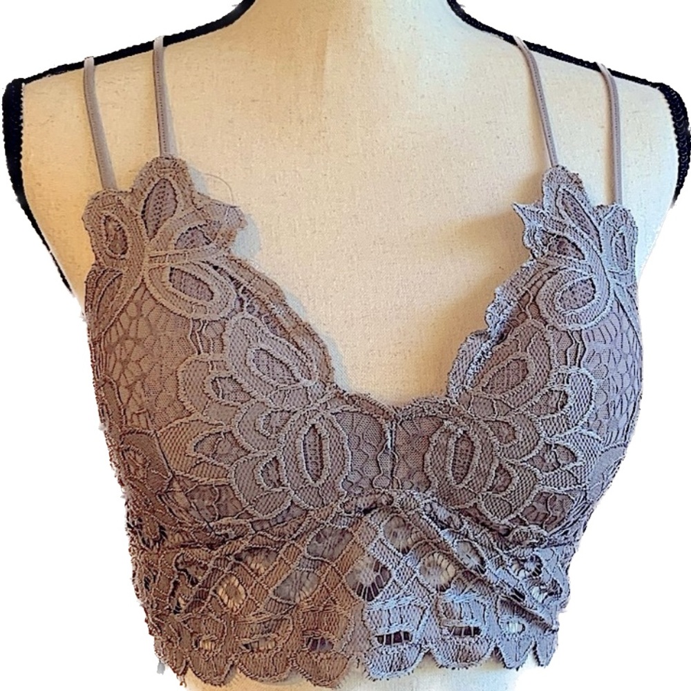 NEW! Wishlist Lace Bralette - Cocoa